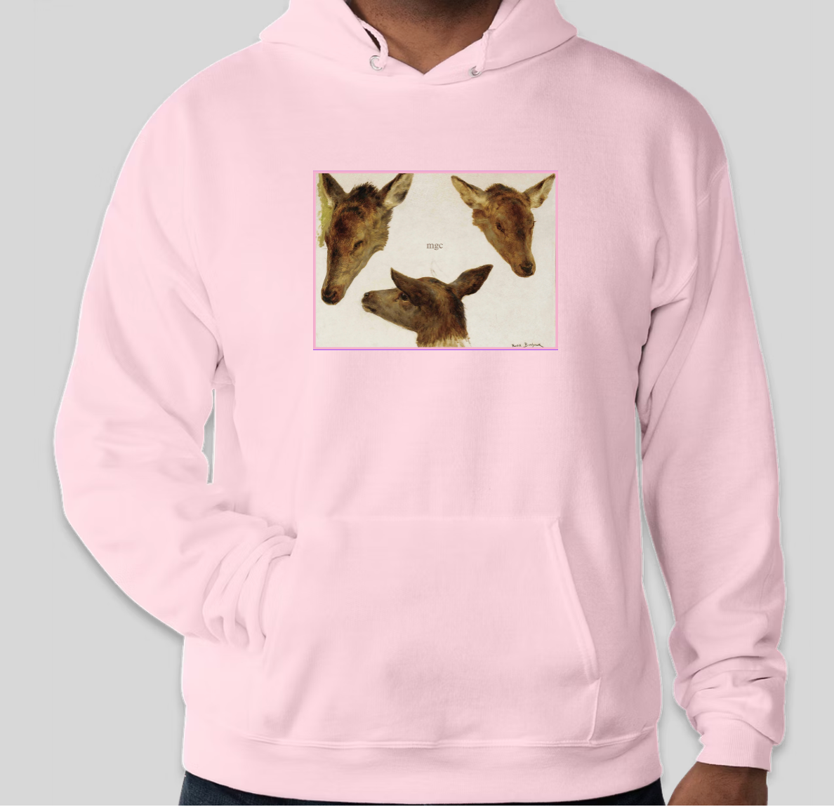 deer head hoodie