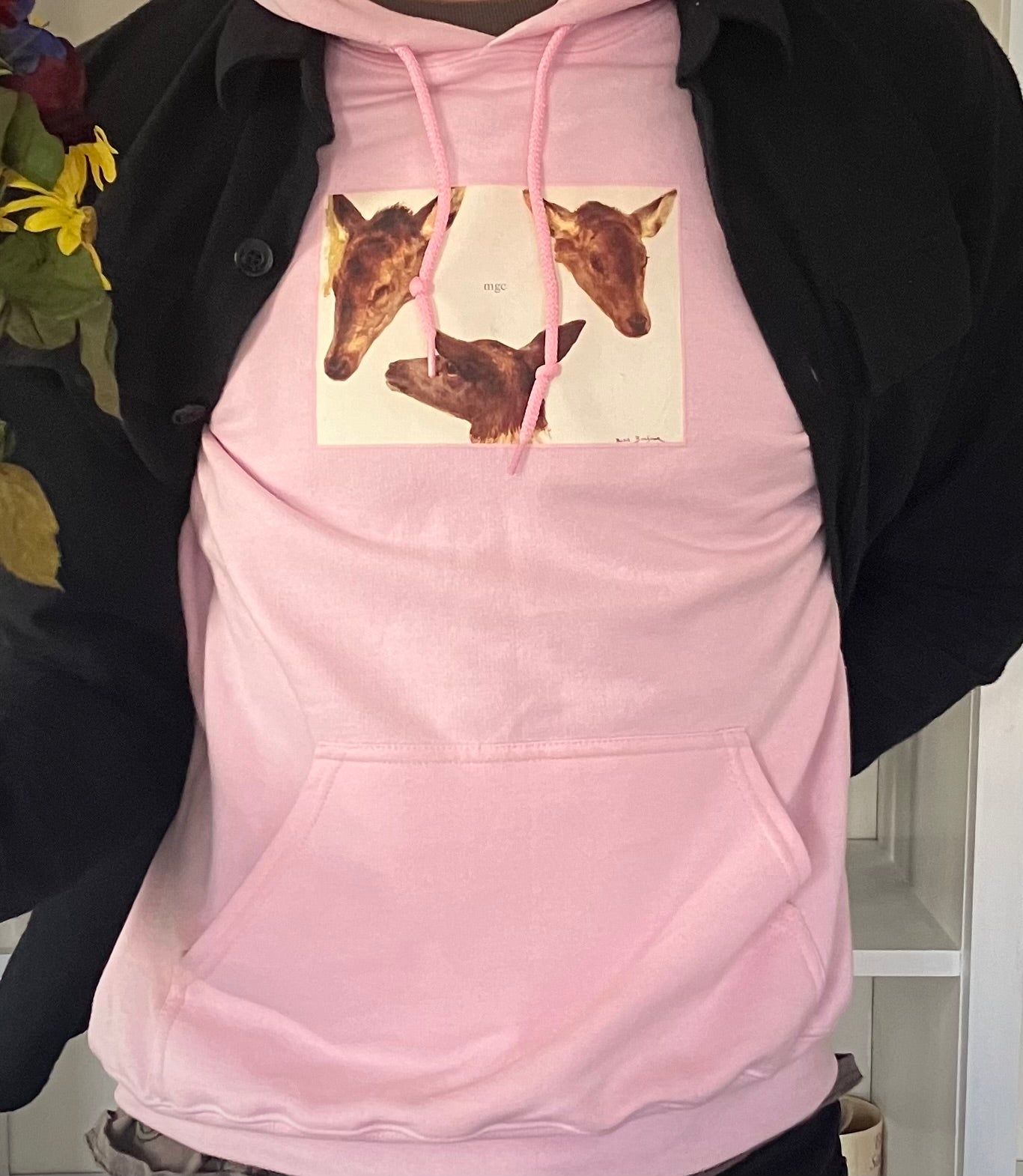 deer head hoodie